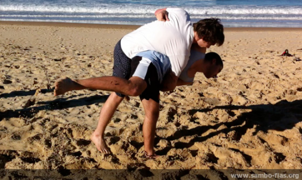 Beach Sambo in Australia: on the Sand Listening to the Sound of the Surf
