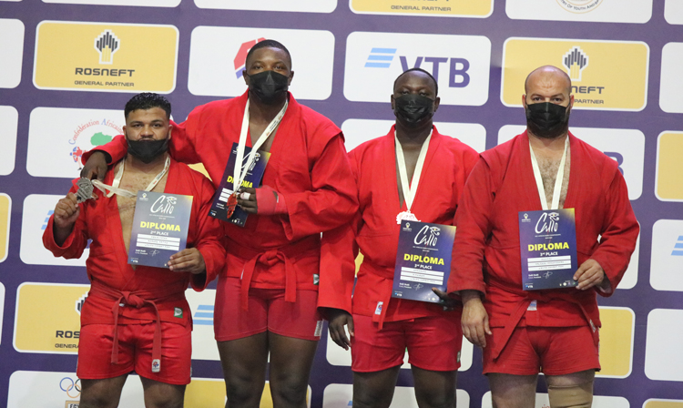 Победители 2-го дня Чемпионата Африки по самбо в Каире