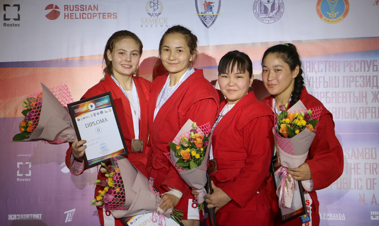 Winners of the 2nd Day of the International SAMBO Tournament in Kazakhstan
