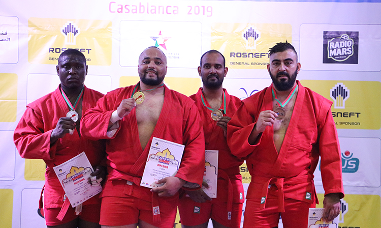 Winners of the 2nd Day of the African SAMBO Championships