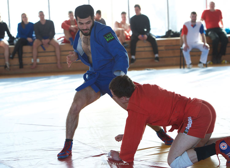 Чемпионат Латвии по самбо прошел в Риге