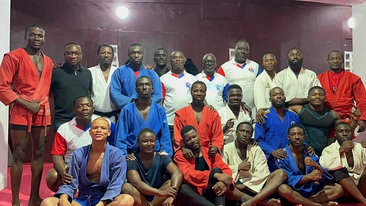 Beach SAMBO Training Camp and Large-Scale Training Session Held in Côte d'Ivoire