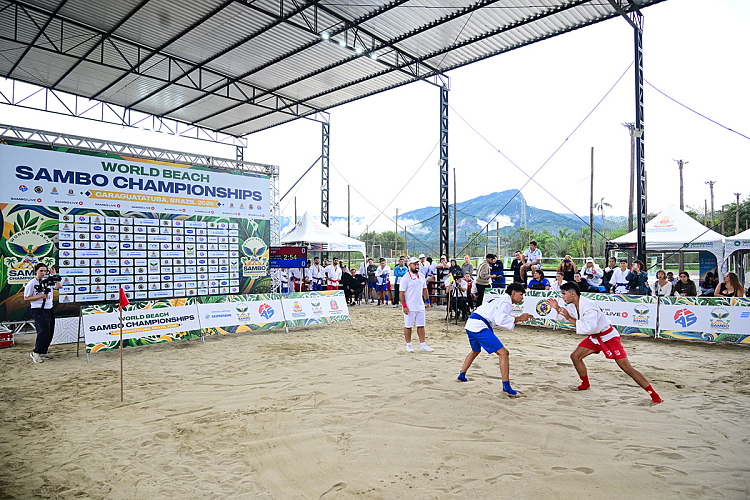 Draw of Day 2 of the World Beach SAMBO Championships 2026 in Brazil