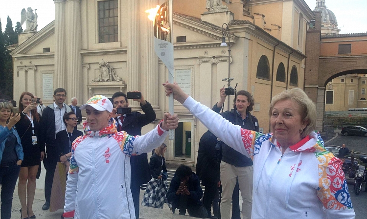 II European Games Flame Lit in Rome –  Sambists to Help Deliver it to Minsk