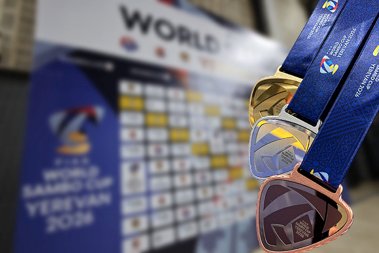 Draw of the Day 2 of the 2026 World SAMBO Cup in Yerevan